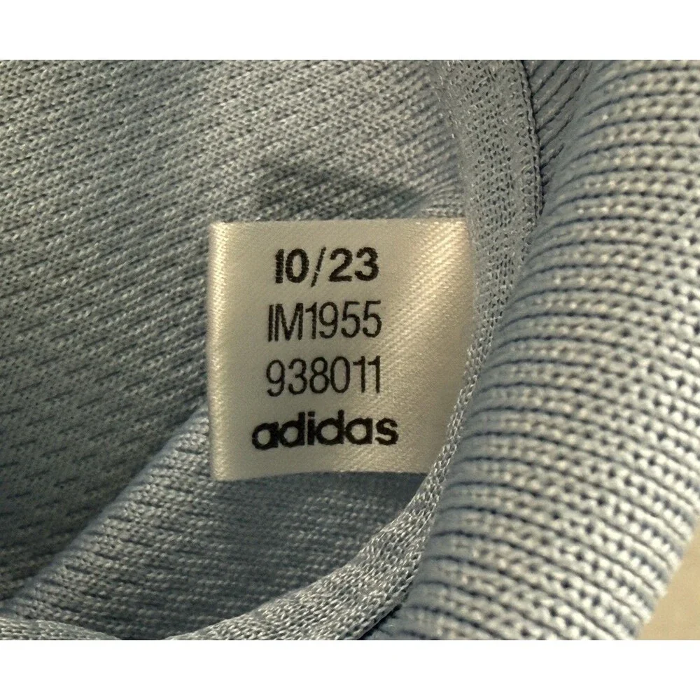 Adidas Golf Polo‎ Shirt Mens XL Light Blue Short Sleeve Outdoors Casual